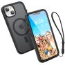 Catalyst Influence Funda compatible con MagSafe iPhone 13 / 14 Negro Stealth sticky