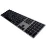 Matias Wireless Keyboard AZERTY MacBook space grey sticky