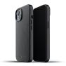 Mujjo funda de piel iPhone 13 Mini negro sticky