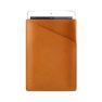 Mujjo slim fit funda de piel iPad Air 1 / 2 / Pro 9.7" bronceado sticky