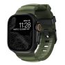 Nomad Rocky Point Correa Apple Watch 42mm / 44mm / 45mm / 49mm Conector Forest Negro sticky