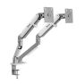 Ranqer Soporte de Monitor Pro Dual blanco sticky