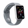 SBS Silicone Strap Apple Watch medium / large 38 / 40mm grey  sticky