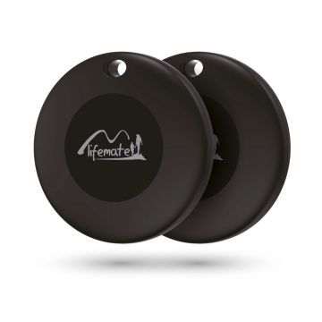Lifemate Life Tag Duo - Localizador de objetos Compatible con iOS o Android - Paquete de 2 unidades