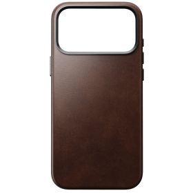 Nomad Funda de Cuero Tradicional iPhone 17 Pro Max Marrón