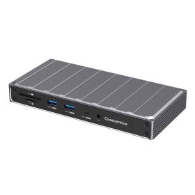 Casecentive Estación de acoplamiento USB-C DisplayLink 13 en 1