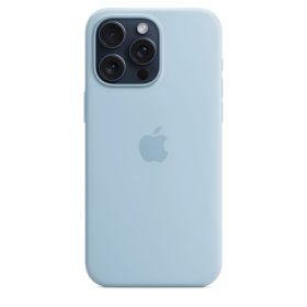 Apple Funda de Silicona MagSafe iPhone 15 Pro Max Light Blue