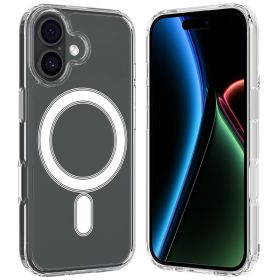 Casecentive Funda de Silicona MagSafe iPhone 17 transparente