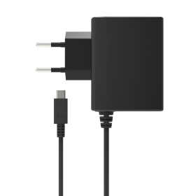 Oniverse International Cargador Rápido 45W (Nintendo Switch, Steam Deck, Android y PC) Negro