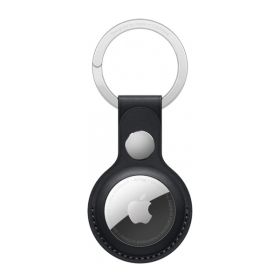 Apple AirTag Leather Key Ring Midnight