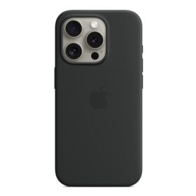 Apple Funda Silicona MagSafe iPhone 15 Pro Negro