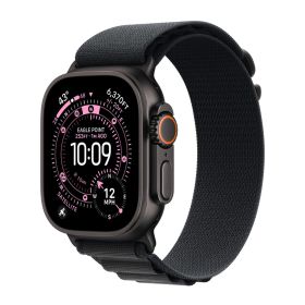 Apple Alpine Loop Correa para Apple Watch 44mm / 45mm / 46mm / 49mm Negro talla S