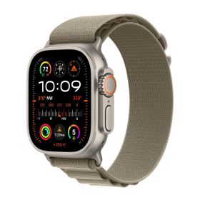 Apple Alpine Loop Correa para Apple Watch 44mm / 45mm / 46mm / 49mm Olive talla M