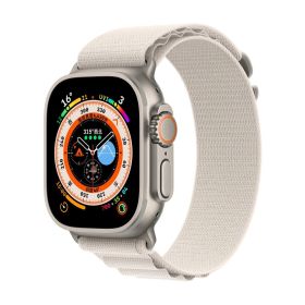 Apple Alpine Loop para Apple Watch 44 mm / 45 mm / 46 mm / 49 mm Starlight Talla Mediana