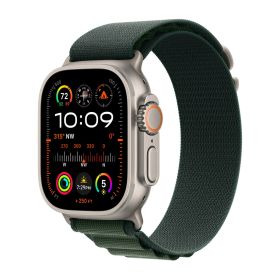 Apple Alpine Loop Correa para Apple Watch 44mm / 45mm / 46mm / 49mm Verde Oscuro talla S