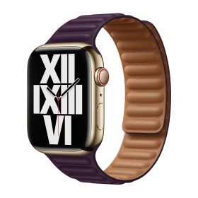 Apple Leather Link Apple Watch S/M 38mm / 40mm / 41mm Dark Cherry