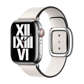 Apple Modern Buckle Correa para Apple Watch Medium 38mm / 40mm / 41mm / 42mm Chalk