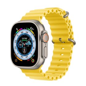 Apple Ocean Band Correa para Apple Watch (Ultra) 44mm / 45mm / 46mm / 49mm Amarillo