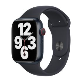Apple Sport Band Correa para Apple Watch 42mm / 44mm / 45 mm / 45mm / 49mm Midnight M/L