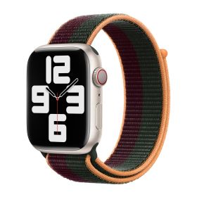 Apple Sport Loop Apple Watch 38mm / 40mm / 41mm Dark Cherry / Forest Green