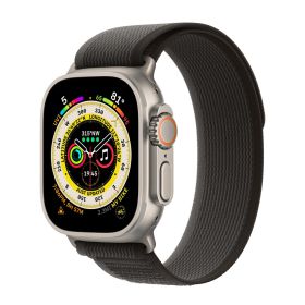 Apple Trail Loop Correa para Apple Watch 44mm / 45mm / 46mm / 49mm Negro/Gris M/L