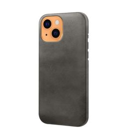 Casecentive Leren Back case iPhone 13 Mini zwart