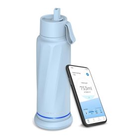 WaterH VITA Botella de Agua Inteligente Seashell Blue