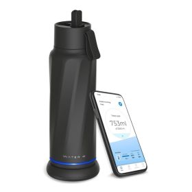 WaterH VITA Botella de Agua Inteligente Negro