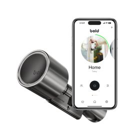 Bold Elite Cilindro de Cerradura Inteligente SX33 Plateado