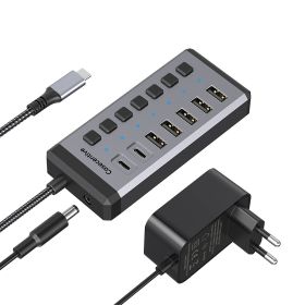 Casecentive 7 en 1 USB-C 10Gbps Hub de carga