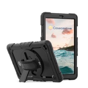 Casecentive Handstrap Pro Hardcase met handvat Galaxy Tab A 10.1 2019 zwart