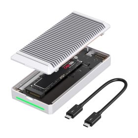 Casecentive Carcasa SSD NVMe M.2 80Gbps Plateada