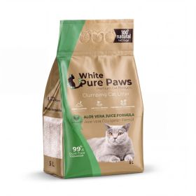 CATLINK White Pure Paws Arena para Gatos de Bentonita 5 kg Aloe Vera