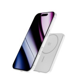 Epico UltraPack Qi2 Slim Batería Externa Magnética Inalámbrica 5000mAh Plata