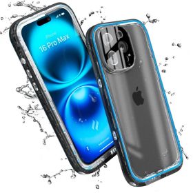 Catalyst Total Protection Waterproof Case iPhone 16 Pro Max Black