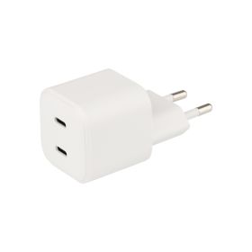 Musthavz Nano Smart Cargador de 35W con Doble USB-C PD Blanco