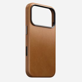 Nomad Funda de Cuero Tradicional iPhone 17 Pro English Tan