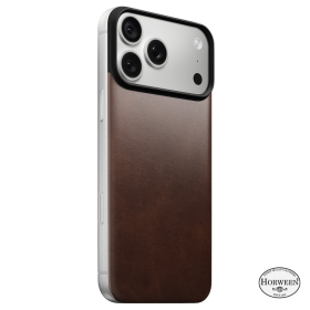 Nomad Trasera Magnética de Piel Horween MagSafe iPhone 18 Pro Max Rustic Brown