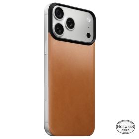 Nomad Trasera Magnética de Piel Horween MagSafe iPhone 18 Pro Max Saddle