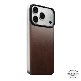 Nomad Trasera Magnética de Piel Horween MagSafe iPhone 18 Pro Rustic Brown