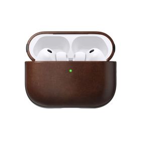 Nomad Funda de Cuero Moderna Horween AirPods Pro 3 Rustic Brown