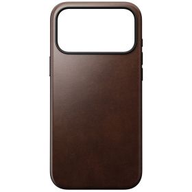 Nomad Funda de Cuero Moderna iPhone 17 Pro Max Rustic Brown Horween