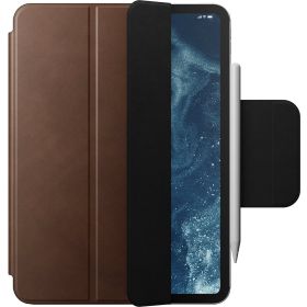 Nomad Modern Leather Folio Funda para iPad Pro 11 inch (2024/M4) Marrón
