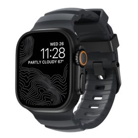 Nomad Rocky Point Correa Apple Watch 42mm / 44mm / 45mm / 49mm Storm Connector Negro