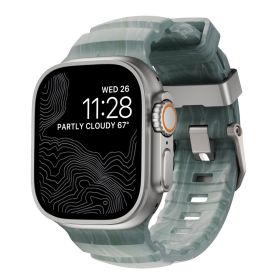 Nomad Rocky Point Correa Apple Watch (Ultra) 42mm / 44mm / 45mm / 46mm / 49mm Sierra Stone Connector Natural