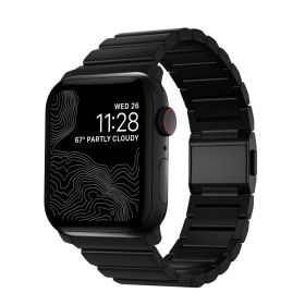Nomad Strap Titanium V3 Correa para Apple Watch 42 / 44 / 45 / 49mm Negro