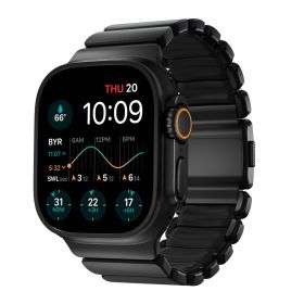 Nomad Stratos Correa de Titanio para Apple Watch 44mm / 45mm / 46mm / 49mm Negro