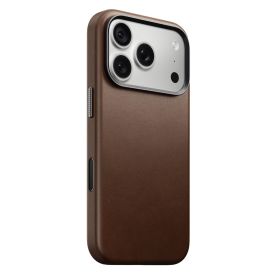 Nomad Traditional Camino Funda de Piel iPhone 18 Pro Marrón