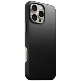 Nomad Traditional Leather Case iPhone 16 Pro Max Black