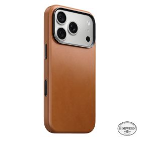 Nomad Funda Traditional de Piel Horween iPhone 18 Pro Saddle